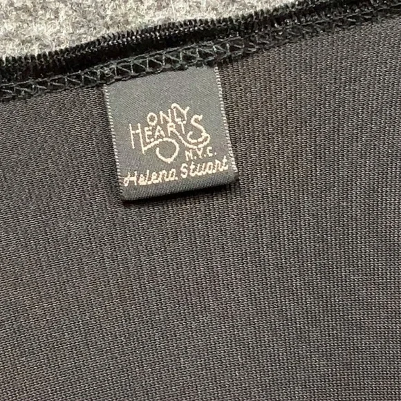 ONLY HEARTS Black Velvet Cami Tank Top - Picture 3 of 4